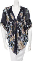 Thumbnail for your product : Elizabeth and James Silk Printed Blouse