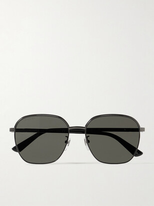 Gucci Eyewear D-Frame Ruthenium Sunglasses