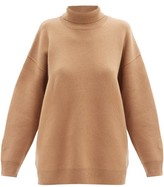 Thumbnail for your product : Burberry Farah Roll-neck Cashmere-blend Sweater - Camel