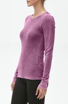 Thumbnail for your product : Michael Stars Juliet Acid Wash Long Sleeve Thermal Tee