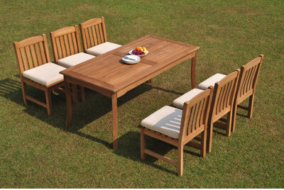 Rosecliff Heights Danton 7 Piece Teak Dining Set