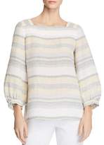 Thumbnail for your product : Lafayette 148 New York Harper Striped Linen Top