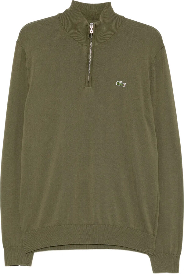 Lacoste Cotton High-Neck Jumper