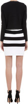 Thumbnail for your product : Barneys New York Leather Shoulder Patched Bolero