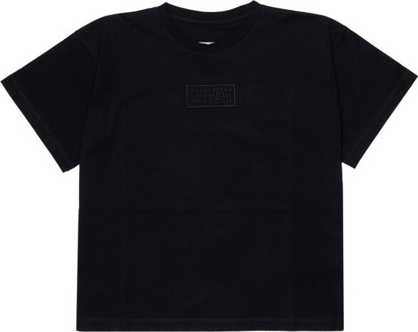 MM6 MAISON MARGIELA Kids Numeric Logo Patch T-Shirt