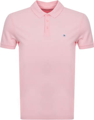 Calvin Klein Jeans Polo T Shirt Pink