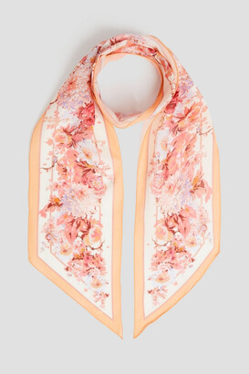 スカーフ MAISON MARGIELA Printed silk-twill scarf MAISON MARGIELA Printed silk-twill scarf | THE OUTNET