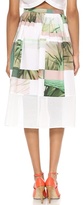 Thumbnail for your product : Tibi Fiore di Cactus Skirt with Mesh
