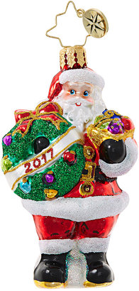 Christopher Radko Holly Jolly Year 2017 Little Gem Ornament