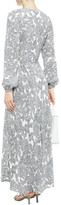 Thumbnail for your product : Samsoe & Samsoe Samse Samse Cindy Gathered Printed Crepe De Chine Maxi Dress