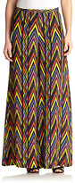 Thumbnail for your product : M Missoni Zigzag-Print Silk Wide-Leg Pants