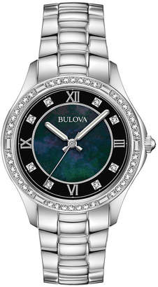 Bulova Women Stainless Steel Bracelet Watch 32mm