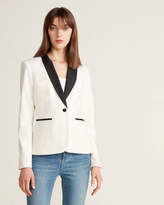 calvin klein women's white blazer