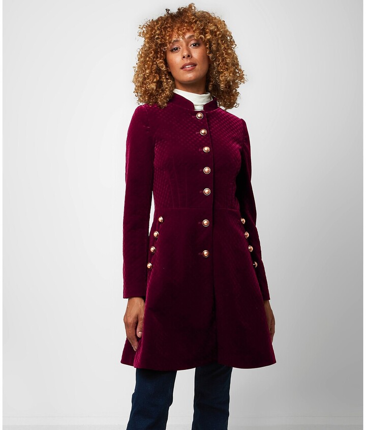 Long Velvet Coats For Women | Shop the world's largest collection of  fashion | ShopStyle UK