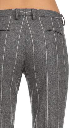 Lardini Wool Pinstripe Pants