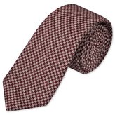 Thumbnail for your product : Charles Tyrwhitt Handmade burgundy wool puppytooth tie