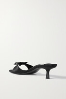 Thumbnail for your product : Alexander Wang Dahlia Crystal-embellished Satin Mules - Black