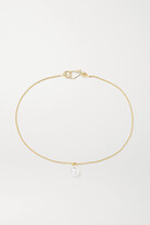 Thumbnail for your product : Sophie Bille Brahe Palme A Pied 14-karat Gold Pearl Anklet - One size