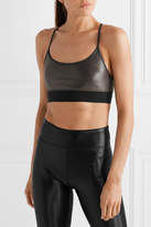 Thumbnail for your product : Koral Sweeper Metallic Stretch Sports Bra