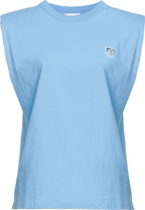 Sandro T-shirt Light Blue