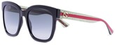 Thumbnail for your product : Gucci Eyewear Square-Frame Gradient Sunglasses