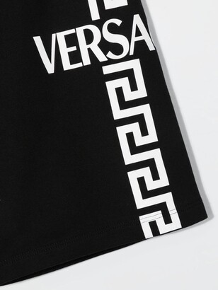 Versace Children Logo Track Shorts