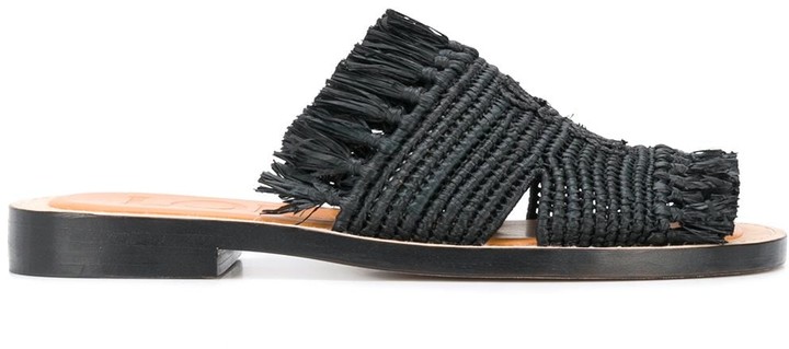 loewe flat sandals