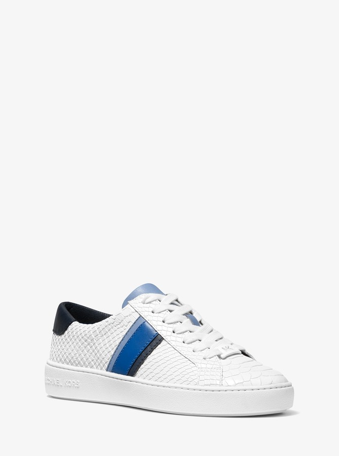 michael michael kors irving leather sneaker