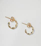 Thumbnail for your product : ASOS Gold Plated Sterling Silver Organic Twist Hoop Earrings