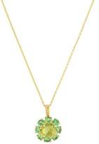 Thumbnail for your product : Ippolita 18K Peridot & Tsavorite Mini Flower Pendant Necklace