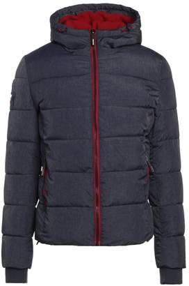 Superdry SPORTS PUFFER Winter jacket indigo marl/deep red