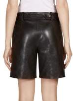 Thumbnail for your product : Saint Laurent Leather Elongated Shorts