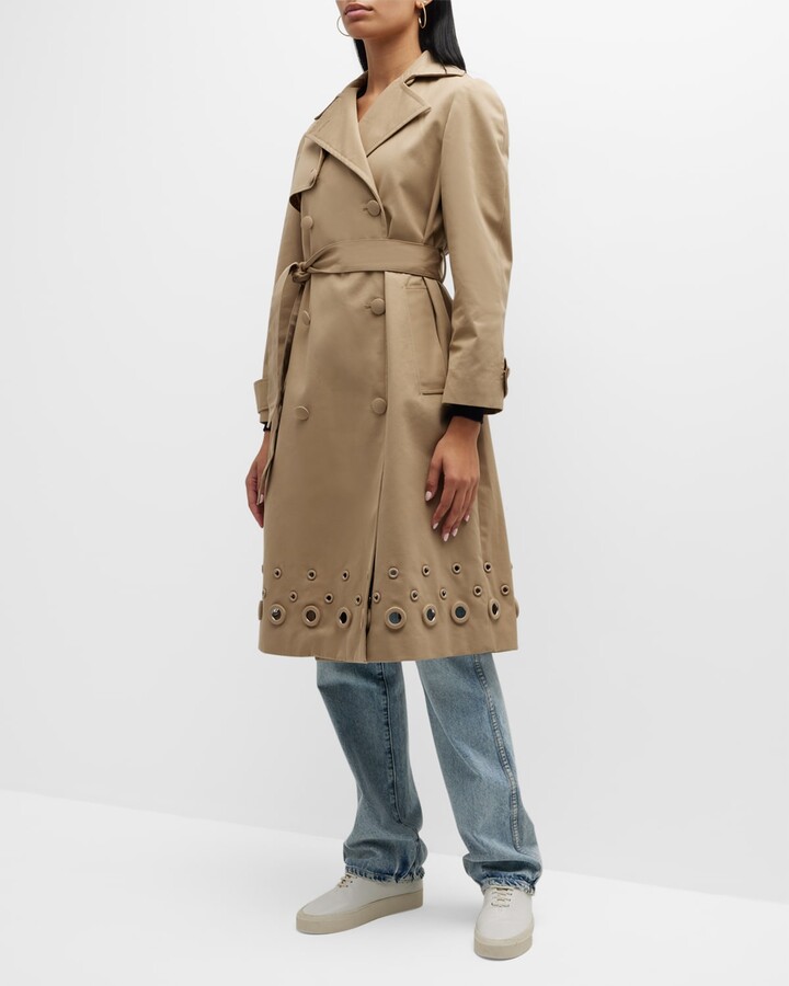 Officine Generale Amy Trench Coat - ShopStyle