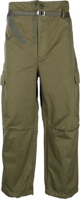 Comme des Garçons Homme Belted Tapered-Leg Cargo Trousers