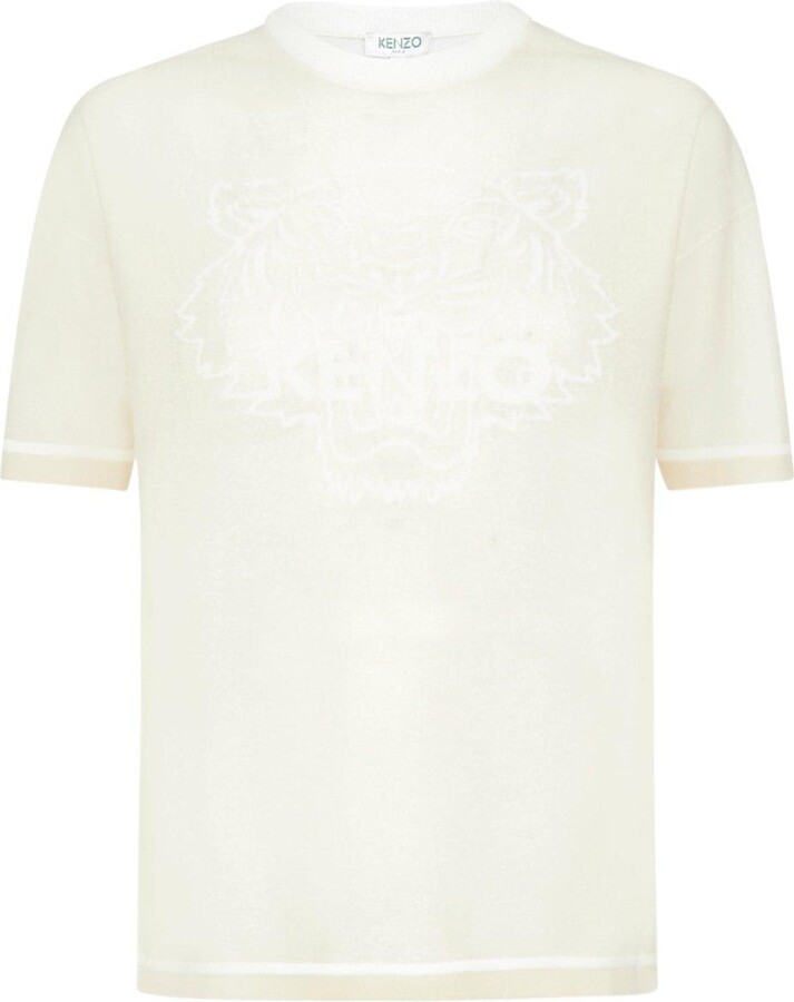 Kenzo T-shirt - White w. Tiger » New Products Every Day