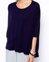Thumbnail for your product : ASOS Oversized Top with Short Sleeves