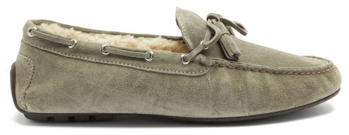ralph lauren slippers grey