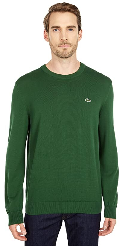lacoste sweater green