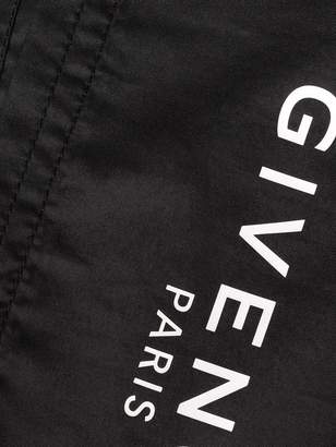 Givenchy logo print swim shorts