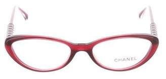 Chanel CC Cat-Eye Eyeglasses