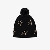 Thumbnail for your product : Perfect Moment Black Floro Merino Wool Beanie Hat