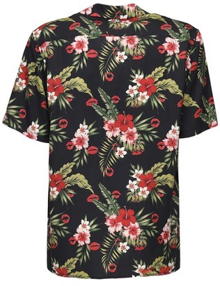 From Home With Love Printed Rayon Shirt
