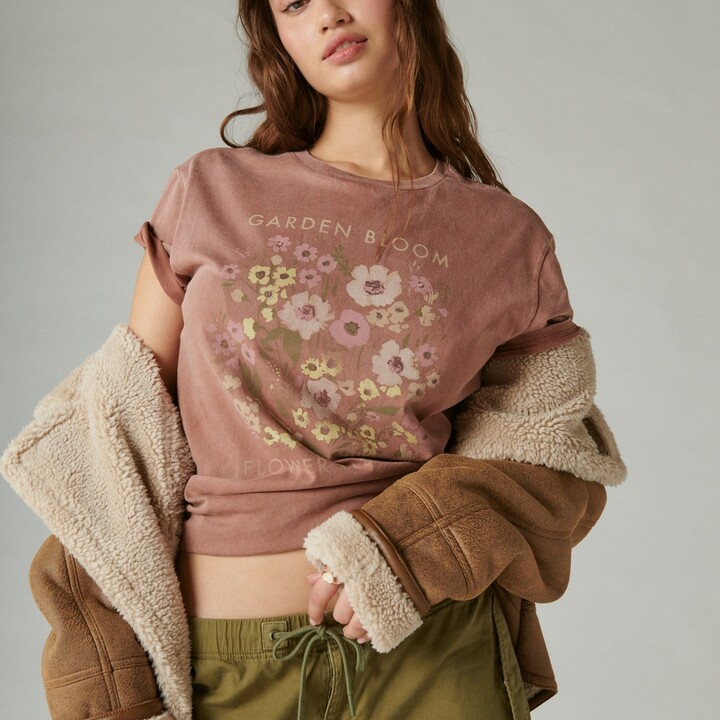 lucky brand t shirts women's