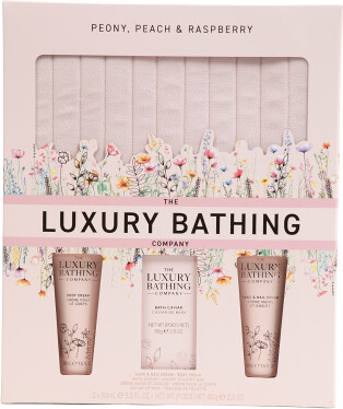 TJMAXX 4Pc Peony Peach And Raspberry Calm And Comfort Gift Set