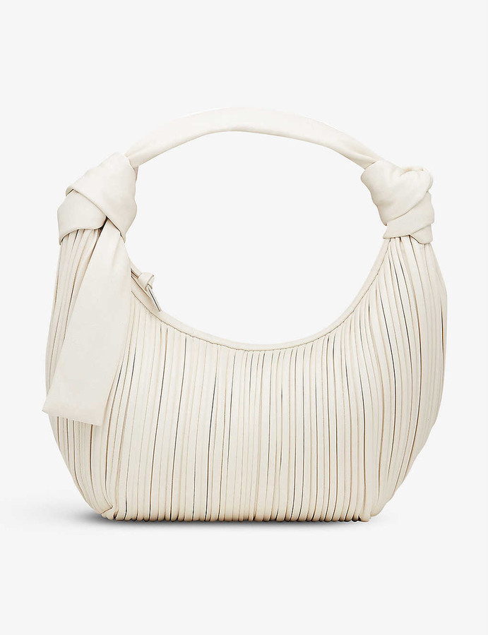 Neous Neptune pleated leather hobo bag - ShopStyle