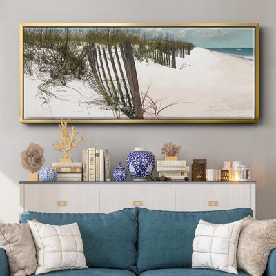 Red Barrel Studio Cape Beach- Framed Canvas