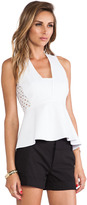 Thumbnail for your product : Rebecca Taylor Diamond Eyelet Tank
