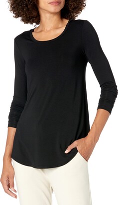 Daily Ritual Amazon Brand Women's Jersey Long-Sleeve Scoop-Neck Swing Tunic