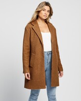 Thumbnail for your product : Atmos & Here Atmos&Here - Women's Brown Coats - Abbey Teddy Coat - Size 8 at The Iconic