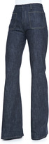Thumbnail for your product : Derek Lam High-Waist Wide-Leg Jeans, Indigo